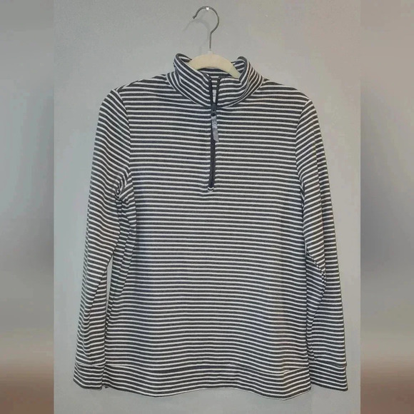 Womens 1/4 Zip Croft & Barrow Striped Pullover Size Small - Picture 1 of 5